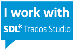 I work with SDL Trados Studio 2017