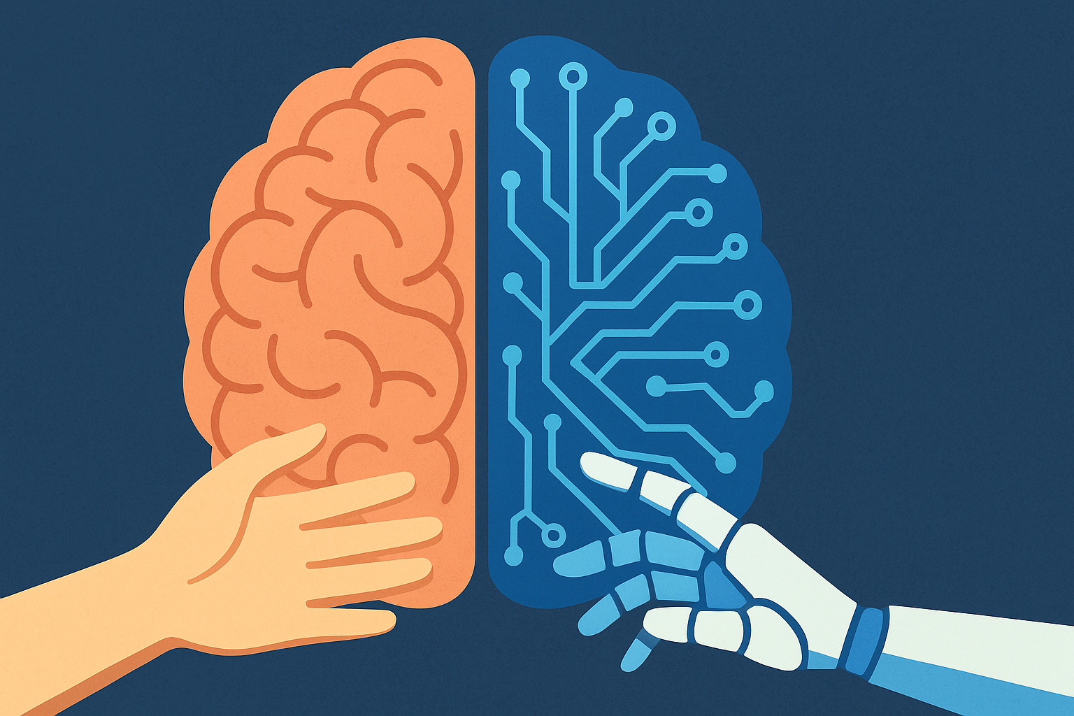 cervello umano e intelligenza artificiale si incontrano